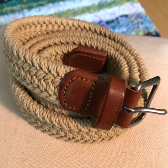 j crew men belt